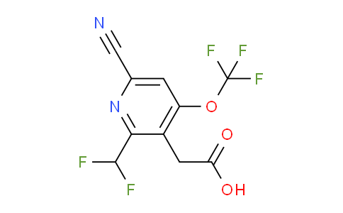 AM213631 | 1803683-41-1 | 6-Cyano-2-(difluoromethyl)-4-(trifluoromethoxy)pyridine-3-acetic acid