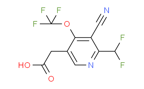 AM213633 | 1804809-25-3 | 3-Cyano-2-(difluoromethyl)-4-(trifluoromethoxy)pyridine-5-acetic acid