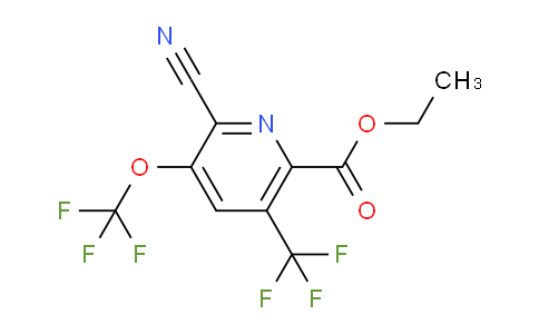 AM213636 | 1804790-66-6 | Ethyl 2-cyano-3-(trifluoromethoxy)-5-(trifluoromethyl)pyridine-6-carboxylate