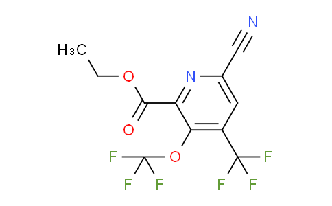 AM213639 | 1805923-25-4 | Ethyl 6-cyano-3-(trifluoromethoxy)-4-(trifluoromethyl)pyridine-2-carboxylate