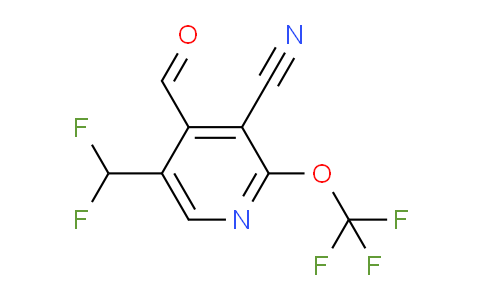 AM213648 | 1804315-40-9 | 3-Cyano-5-(difluoromethyl)-2-(trifluoromethoxy)pyridine-4-carboxaldehyde