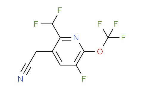 AM213653 | 1806264-35-6 | 2-(Difluoromethyl)-5-fluoro-6-(trifluoromethoxy)pyridine-3-acetonitrile