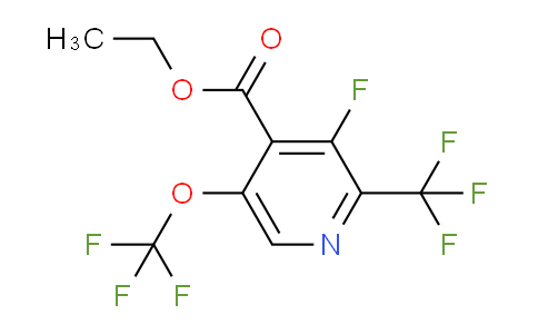 AM213659 | 1805975-29-4 | Ethyl 3-fluoro-5-(trifluoromethoxy)-2-(trifluoromethyl)pyridine-4-carboxylate