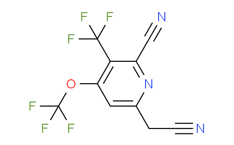 AM213668 | 1804735-58-7 | 2-Cyano-4-(trifluoromethoxy)-3-(trifluoromethyl)pyridine-6-acetonitrile
