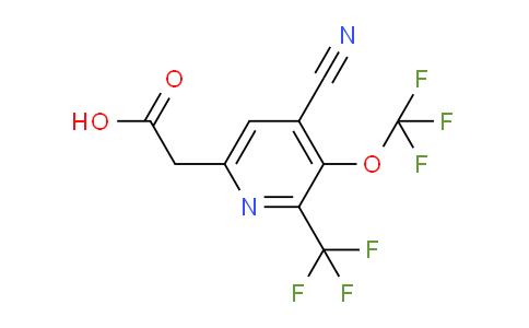 AM213672 | 1804298-94-9 | 4-Cyano-3-(trifluoromethoxy)-2-(trifluoromethyl)pyridine-6-acetic acid