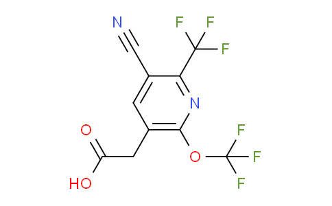 AM213673 | 1803667-37-9 | 3-Cyano-6-(trifluoromethoxy)-2-(trifluoromethyl)pyridine-5-acetic acid