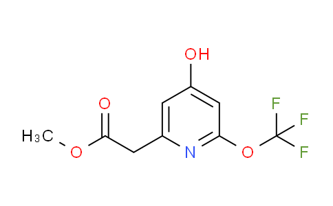 Methyl 4-hydroxy-2-(trifluoromethoxy)pyridine-6-acetate