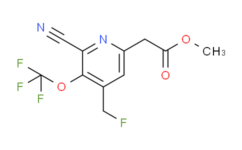 AM213684 | 1804735-28-1 | Methyl 2-cyano-4-(fluoromethyl)-3-(trifluoromethoxy)pyridine-6-acetate