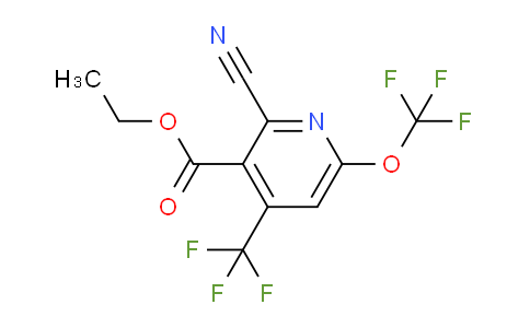 AM213694 | 1804790-68-8 | Ethyl 2-cyano-6-(trifluoromethoxy)-4-(trifluoromethyl)pyridine-3-carboxylate