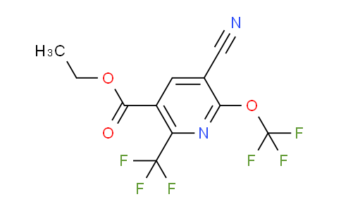 AM213695 | 1806074-63-4 | Ethyl 3-cyano-2-(trifluoromethoxy)-6-(trifluoromethyl)pyridine-5-carboxylate