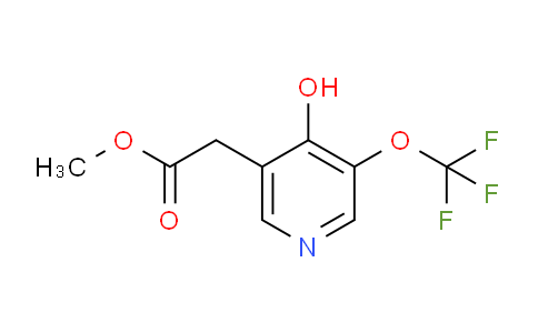 Methyl 4-hydroxy-3-(trifluoromethoxy)pyridine-5-acetate