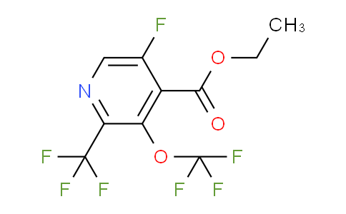 AM213706 | 1804621-24-6 | Ethyl 5-fluoro-3-(trifluoromethoxy)-2-(trifluoromethyl)pyridine-4-carboxylate