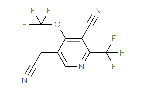 AM213726 | 1804779-78-9 | 3-Cyano-4-(trifluoromethoxy)-2-(trifluoromethyl)pyridine-5-acetonitrile