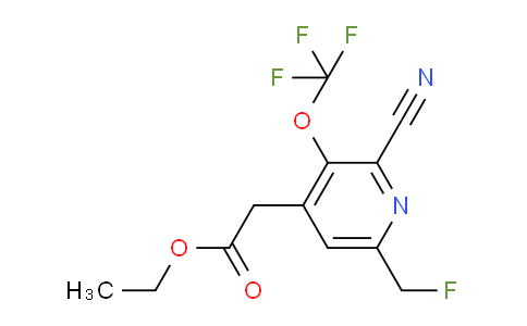 AM213728 | 1804309-91-8 | Ethyl 2-cyano-6-(fluoromethyl)-3-(trifluoromethoxy)pyridine-4-acetate