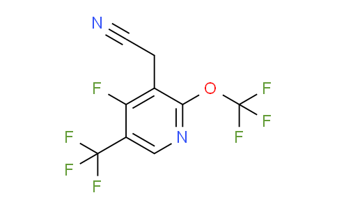 AM213733 | 1804626-76-3 | 4-Fluoro-2-(trifluoromethoxy)-5-(trifluoromethyl)pyridine-3-acetonitrile