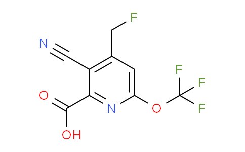 AM213757 | 1804337-77-6 | 3-Cyano-4-(fluoromethyl)-6-(trifluoromethoxy)pyridine-2-carboxylic acid