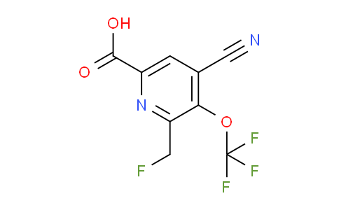 AM213760 | 1804319-93-4 | 4-Cyano-2-(fluoromethyl)-3-(trifluoromethoxy)pyridine-6-carboxylic acid