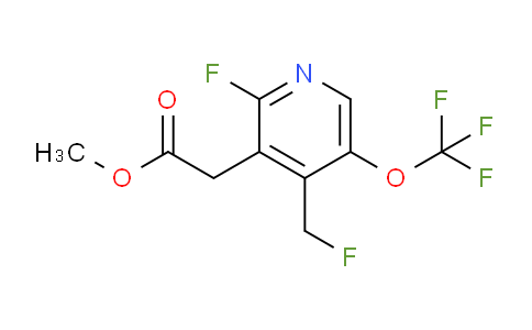 Methyl 2-fluoro-4-(fluoromethyl)-5-(trifluoromethoxy)pyridine-3-acetate