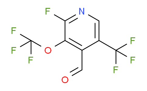 AM213771 | 1804313-84-5 | 2-Fluoro-3-(trifluoromethoxy)-5-(trifluoromethyl)pyridine-4-carboxaldehyde