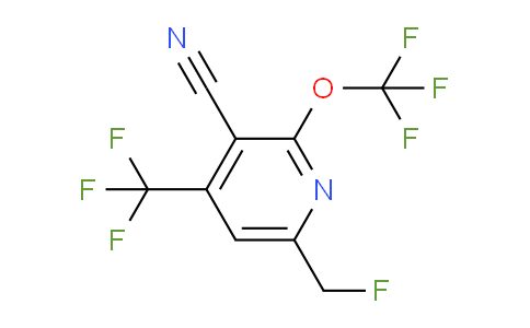 AM213788 | 1803664-04-1 | 3-Cyano-6-(fluoromethyl)-2-(trifluoromethoxy)-4-(trifluoromethyl)pyridine