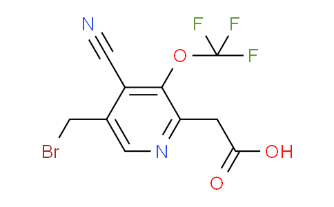 AM213796 | 1804321-70-7 | 5-(Bromomethyl)-4-cyano-3-(trifluoromethoxy)pyridine-2-acetic acid