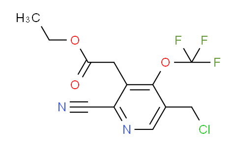 AM213804 | 1804709-33-8 | Ethyl 5-(chloromethyl)-2-cyano-4-(trifluoromethoxy)pyridine-3-acetate