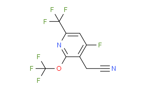AM213806 | 1806156-17-1 | 4-Fluoro-2-(trifluoromethoxy)-6-(trifluoromethyl)pyridine-3-acetonitrile