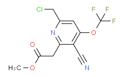 AM213813 | 1804657-29-1 | Methyl 6-(chloromethyl)-3-cyano-4-(trifluoromethoxy)pyridine-2-acetate