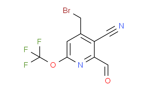 4-(Bromomethyl)-3-cyano-6-(trifluoromethoxy)pyridine-2-carboxaldehyde