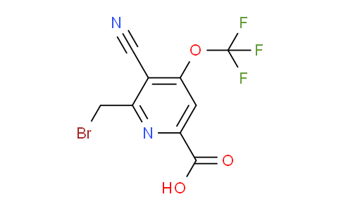 2-(Bromomethyl)-3-cyano-4-(trifluoromethoxy)pyridine-6-carboxylic acid