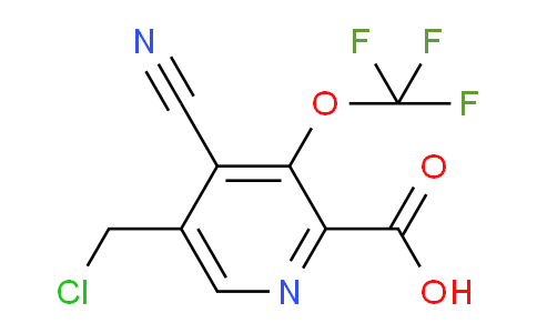 5-(Chloromethyl)-4-cyano-3-(trifluoromethoxy)pyridine-2-carboxylic acid