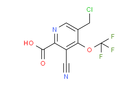 5-(Chloromethyl)-3-cyano-4-(trifluoromethoxy)pyridine-2-carboxylic acid