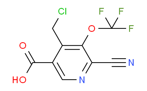 AM213830 | 1804643-21-7 | 4-(Chloromethyl)-2-cyano-3-(trifluoromethoxy)pyridine-5-carboxylic acid