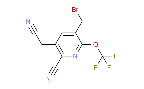 AM213832 | 1803944-39-9 | 3-(Bromomethyl)-6-cyano-2-(trifluoromethoxy)pyridine-5-acetonitrile