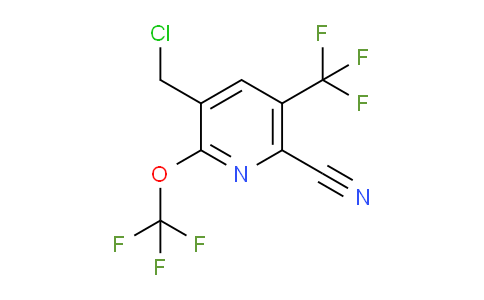 AM213847 | 1804779-20-1 | 3-(Chloromethyl)-6-cyano-2-(trifluoromethoxy)-5-(trifluoromethyl)pyridine