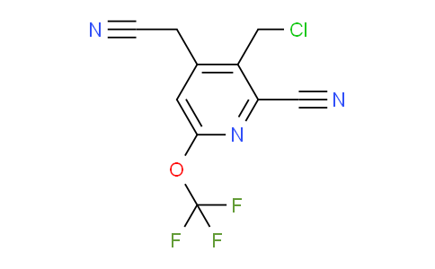 AM213855 | 1804297-54-8 | 3-(Chloromethyl)-2-cyano-6-(trifluoromethoxy)pyridine-4-acetonitrile