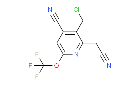 AM213858 | 1804297-88-8 | 3-(Chloromethyl)-4-cyano-6-(trifluoromethoxy)pyridine-2-acetonitrile