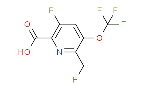 AM213874 | 1806741-61-6 | 5-Fluoro-2-(fluoromethyl)-3-(trifluoromethoxy)pyridine-6-carboxylic acid