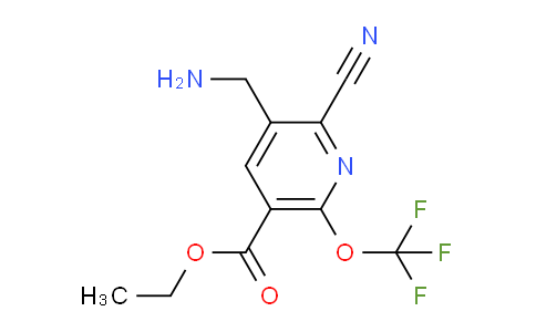 AM213880 | 1804299-70-4 | Ethyl 3-(aminomethyl)-2-cyano-6-(trifluoromethoxy)pyridine-5-carboxylate