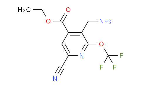AM213885 | 1806134-13-3 | Ethyl 3-(aminomethyl)-6-cyano-2-(trifluoromethoxy)pyridine-4-carboxylate