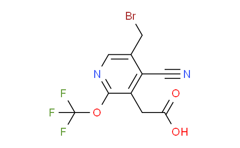 AM213900 | 1804678-98-5 | 5-(Bromomethyl)-4-cyano-2-(trifluoromethoxy)pyridine-3-acetic acid