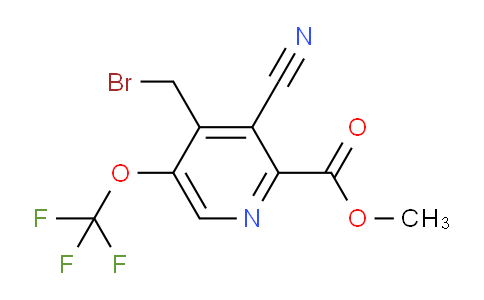 AM213905 | 1806074-68-9 | Methyl 4-(bromomethyl)-3-cyano-5-(trifluoromethoxy)pyridine-2-carboxylate