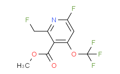 Methyl 6-fluoro-2-(fluoromethyl)-4-(trifluoromethoxy)pyridine-3-carboxylate