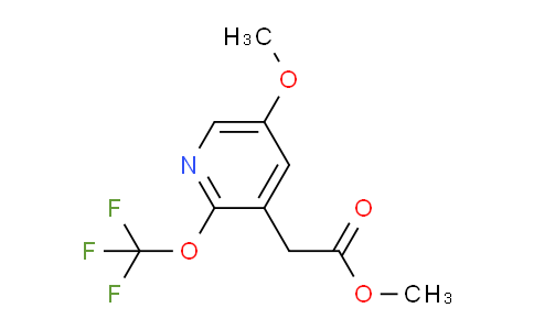 Methyl 5-methoxy-2-(trifluoromethoxy)pyridine-3-acetate