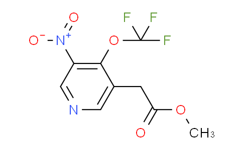 Methyl 3-nitro-4-(trifluoromethoxy)pyridine-5-acetate