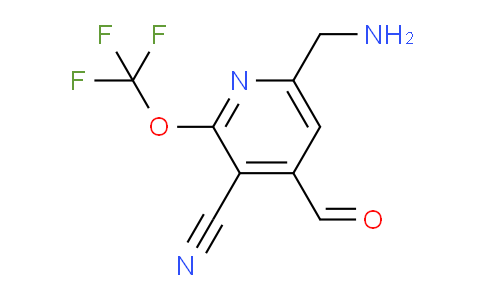 6-(Aminomethyl)-3-cyano-2-(trifluoromethoxy)pyridine-4-carboxaldehyde