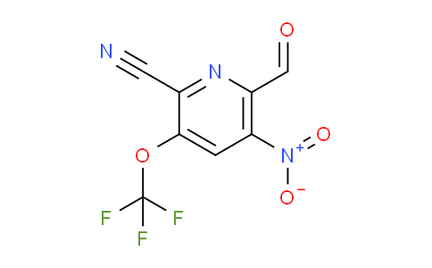 AM213975 | 1806054-20-5 | 2-Cyano-5-nitro-3-(trifluoromethoxy)pyridine-6-carboxaldehyde