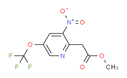 Methyl 3-nitro-5-(trifluoromethoxy)pyridine-2-acetate