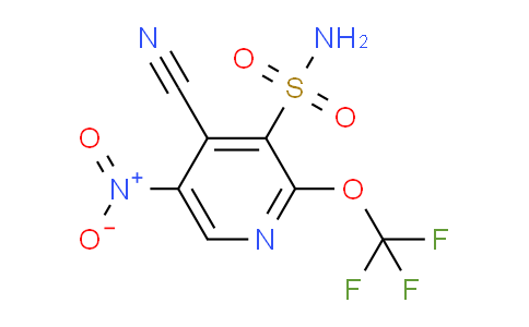 4-Cyano-5-nitro-2-(trifluoromethoxy)pyridine-3-sulfonamide