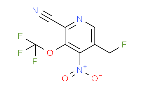 2-Cyano-5-(fluoromethyl)-4-nitro-3-(trifluoromethoxy)pyridine